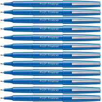 Lot de 12 Feutres d'écriture fineliner - PILOT - Pointe extra fine 0,4 mm - Bleu