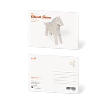 CARTE POSTALE CHEVAL BLANC