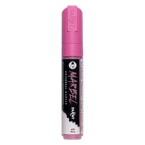 Marqueur - Peinture acrylique - Rose - Permanent - Pointe rectangulaire 15mm - Marbel - Darwi