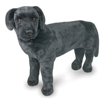 Peluche géante Labrador noir