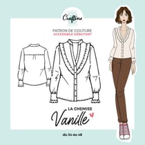 Patron Craftine Chemise Vanille - Format Papier
