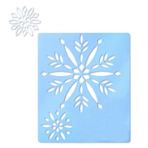 Gabarit de découpe pour machine - Sizzix - Flocons de neige découpés.