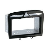 Adaptateur de façade 2-DIN pour Peugeot 308 / 308 CC / RCZ noir nacre