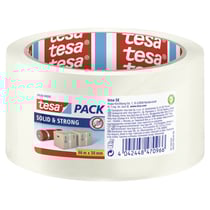 Rouleau adhésif emballage transparent 66m x 50mm Tesa Solid & Strong