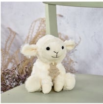 Peluche Agneau blanc – 15cm – HO3001 - Histoire D'Ours - Marron