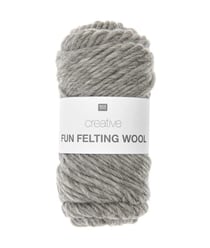 Laine à feutrer créative CREATIVE FUN FELTING WOOL - Rico design 08 Gris