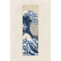 DMC - Kit Broderie Point de Croix Marque Page La Grande Vague