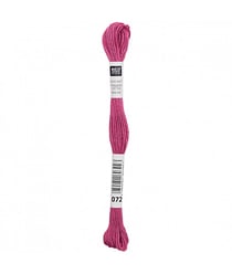 Fil à broder mouliné Uni - Rico Design 072 Rose