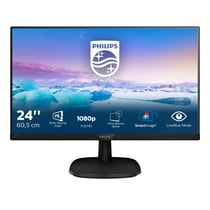 Moniteur LCD Full HD 24'' Philips - Écran à cadre fin - SmartContrast