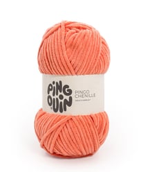 Fil velours 100GR à tricoter PINGO CHENILLE - Pingouin - certifié Oeko-Tex Saumon Rose