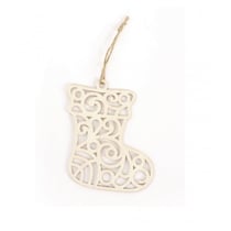 Botte bois ajoure a suspendre - Graine Creative - Beige