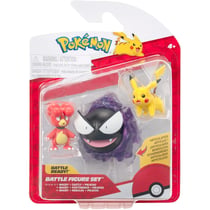 Pokémon Pack de 3 Figurines de Combat
