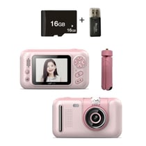 Appareil Photo Enfant HD 2.4 Pouces 16G Carte Mémoire Rose 1080P Autofocus YONIS