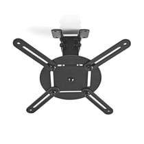 Nedis Support de Plafond pour Vidéoprojecteur 10kg Rotatif Inclinable en Acier Noir