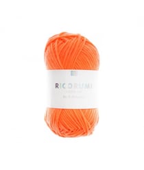 Pelote coton Ricorumi Neon DK 25 gr pour amigurumi - Rico Design 01 Orange