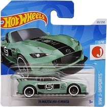 Vehicule 15 mazda mx-5 miata hot wheels 1/64 - hw j-imports 5/10 - mattel - htc42 - petite voiture metal