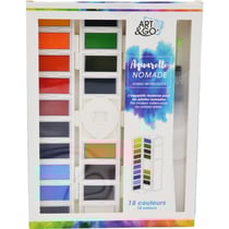 Set de voyage 18 couleurs L'Aquarelle Nomade