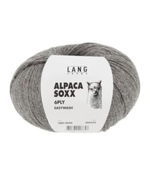 Pelote de laine Alpaca Soxx 6-PLY - 150GR - Lang Yarns 0096 Marron clair chiné