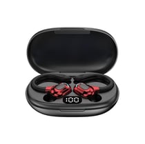 Ecouteurs Bluetooth Sans Fil Avec Boîtier De Charge Et Confort Optimal Rouge YONIS