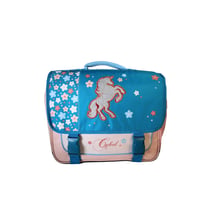 Cartable scolaire 38 cm - Cybel Licorne - Bleu et rose - Fille, 2 compartiments