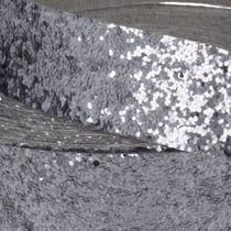 Galon glitter Film 20m gris brillant