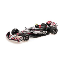 Véhicule miniature de collection - MINICHAMPS - HAAS F1 TEAM VF-25 - Échelle 1/18 - Monaco GP 2025 O. Bearman - Noir/Blanc