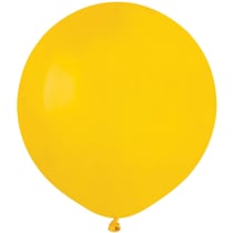 10 Ballons Jaune Mat Ø48cm