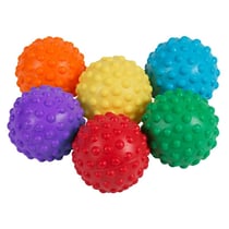 6 Ballons tactiles 10cm - Jouet créatif et éducatif