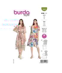 Patron Burda 5903 - Robe avec jupe a pointe du 34 au 44 (FR) taille n°FR 34-44