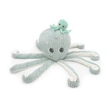 Peluche Ptipotos-Pieuvre maman bebe menthe