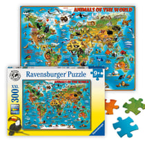 Puzzle 2D 300 pièces - Animaux autour du monde - Ravensburger