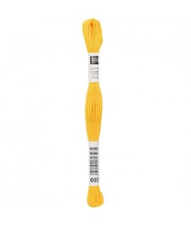 Fil à broder mouliné Uni - Rico Design 007 Jaune
