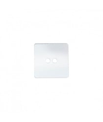 Bouton Carré polyester transparent 2 trous 14 à 25mm - Prym