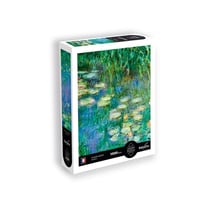Puzzle 1000 pièces - SENTOSPHERE - 7015 - Nymphéas Monet - Impression haute qualité - Fabrication française