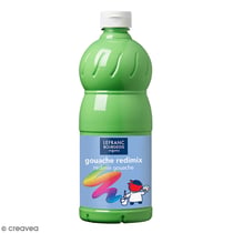 Gouache liquide Lefranc Bourgois Redimix - 1L - Vert franc