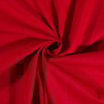 Tissu Coton uni Rouge hermès