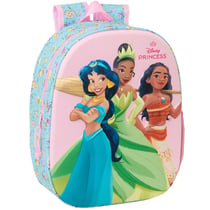 Sac à dos Princesses Disney Rose 3D 33 CM Maternelle