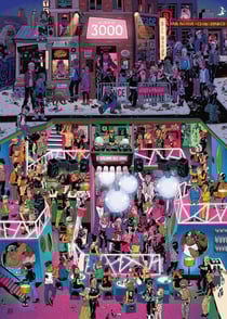 Puzzle 1000 pièces - Disco - Heye