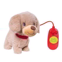 Peluche filoguidée chient Victor marche avec moi
