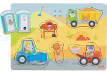 Puzzle à encastrements sonore chantier