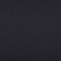 Tissu Jersey Milano Vittoria rayé gris sur fond Noir - Au mètre