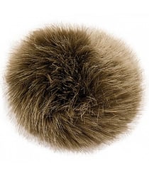 Pompons Premium Fausse Fourrure - 10cm de diamètre - Rico Design 18 Olive
