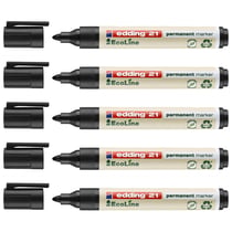 Marqueur permanent pointe 1,5-3 mm - EDDING - Noir - EcoLine - Lot de 5
