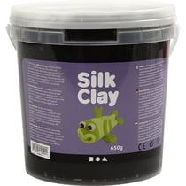Pâte à modeler autodurcissante Silk Clay - Noir - 650 g