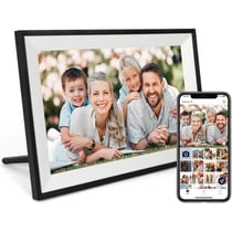 Cadre photo numérique - FUNCARE - 10,1 pouces - Écran tactile IPS 1280×800 - 32 Go extensible à 128 Go - Wi‑Fi, partage AiMOR