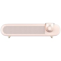 Enceinte Bluetooth Vintage Haut De Gamme Son Hifi Autonomie 6h Cuir Luxe Rose YONIS