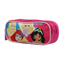Trousse scolaire 2 compartiments Disney Princesses Rose - BAGTROTTER