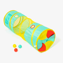 Tunnel pop up et 3 balles Oxybul