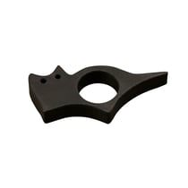 Bague de lecture en bois noir motif chatons
