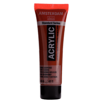Peinture acrylique en tube - Terre de Sienne brûlée - 411 - Amsterdam - 20ml